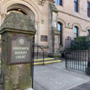 She appeared at Greenock Sheriff Court
