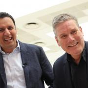 Scottish Labour's Anas Sarwar with party leader Keir Starmer
