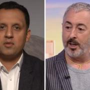 Scottish Labour MSP Anas Sarwar (left) appeared on the BBC's Laura Kuenssberg show one week after actor Alan Cumming