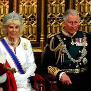 King Charles and Queen Camilla at the Coronation