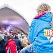 A stock photograph of a past Tiree Music Festival
