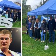 Craig McEwan joins the Yes activists