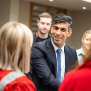 Rishi Sunak visited a gas plant in Aberdeenshire during his visit to Scotland