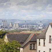 The Ineos oil refinery in Grangemouth, which is responsible for massive C02 emissions