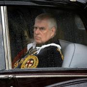 The Duke of York departs Westminster Abbey, London, following the Coronation of King Charles III and Queen Camilla