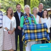 A sign was unveiled to mark the renaming of Denis Duncan House as Doddie Weir House