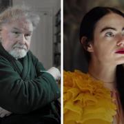 Emma Stone (right) stars in Poor Things - an adaptation of an Alasdair Gray novel