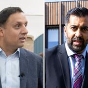 Scottish Labour's Anas Sarwar (left) and First Minister and SNP leader Humza Yousaf