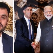 Sunak said he raised the case of Johal, left, with Indian PM Modi, right