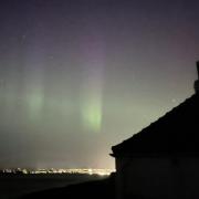 The Northern Lights were visible in parts of Scotland last night