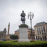 Statue of Sir Robert Peel, whose father had links to the slave trade, in George Square, Glasgow (Jane Barlow/PA Wire)