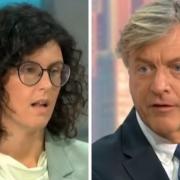 Layla Moran MP being interviewed on Good Morning Britain by Richard Madeley on Tuesday