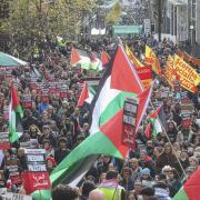 The huge pro-Palestine rally swamped Buchanan Street in Glasgow