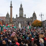 Glasgow has seen a number of pro-Palestine protests