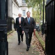 David Cameron arrives in Downing Street
