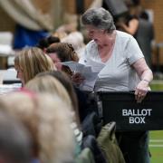 Votes are counted during the Tamworth by-election in October