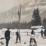 The all-Scots curling team won a medal in Chamonix in 1924
