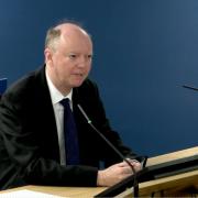 Professor Sir Chris Whitty has been giving evidence to the UK Covid Inquiry