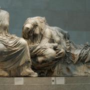 A section of the Parthenon Marbles in London's British Museum