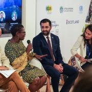Humza Yousaf at the COP28 climate conference in Dubai