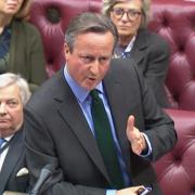 David Cameron speaking in the House of Lords