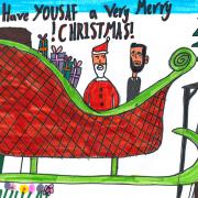 Humza Yousaf has unveiled his Christmas card for 2023