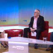 Kay Burley spoke to James Woudhuysen (centre) and Zoe Cohen (right)