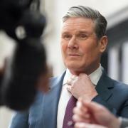 Labour leader Sir Keir Starmer speaks to the media outside BBC Broadcasting House in London