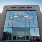The drone 'carrying drugs' crashed outside HMP Edinburgh