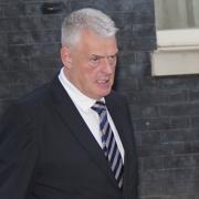 Lee Anderson leaving Downing Street, London, following a breakfast meeting with Prime Minister Rishi Sunak in December