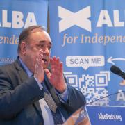 Alex Salmond was addressing a gathering of indy supporters in Edinburgh
