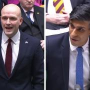 Stephen Flynn clashed with Rishi Sunak over bankers bonuses at PMQs