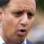 Scottish Labour leader Anas Sarwar pictured at a campaign event