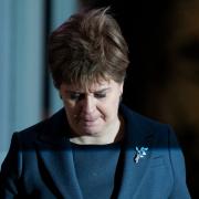 Nicola Sturgeon leaves the UK Covid Inquiry in Edinburgh after giving evidence on January 31