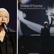 Annie Lennox paid tribute to the Irish star who passed away in August 2023