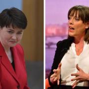 Ruth Davidson (left) is to appear on a new podcast with Labour MP Jess Phillips (right)