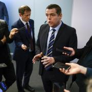 Douglas Ross spoke to journalists about his grand plan for the NHS