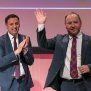 Ian Murray pictured with Scottish Labour leader Anas Sarwar