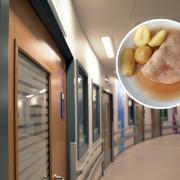 A ward at Queen Elizabeth University Hospital in Glasgow, where the 'disgraceful' meal was served