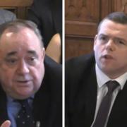 Alex Salmond and Douglas Ross clashed in a Commons committee
