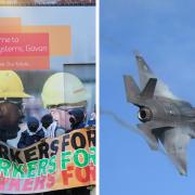 BAE Systems makes components for F-35 fighter jets, with concerns about the risk of them being used to carry out war crimes in the bombardment of Gaza