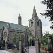 A general view of Brechin cathedral and its 11th century round tower. (Photo By RDImages/Epics/Getty Images).