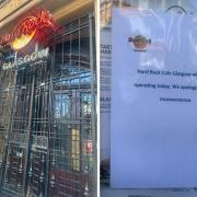 The Hard Rock Cafe on Buchanan Street, Glasgow, has closed