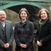 Seonad Hoy (middle) has led the Scottish Greens to their first ever by-election win