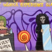 A mural has appeared dedicated to the viral Willy Wonka experience