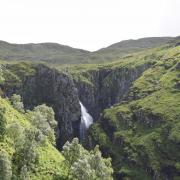 The Falls of Glomach in the Scottish Highlands was named one of the 'most spectacular' waterfalls in the UK.