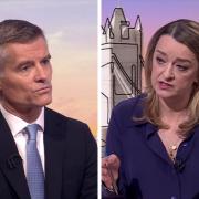 Mark Harper told Laura Kuenssberg it was up to the party whether to accept more donations from Frank Hester