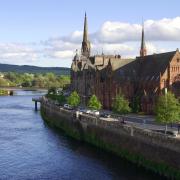 River Tay and Perth, Scotland. (Photo by Peter Thompson/Heritage Images/Getty Images).