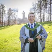 Vipond received the award alongside hundreds of Stirling students at a ceremony on campus