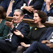 Labour frontbenchers (from left) Rachel Reeves, Keir Starmer, Anneliese Dodds, and David Lammy